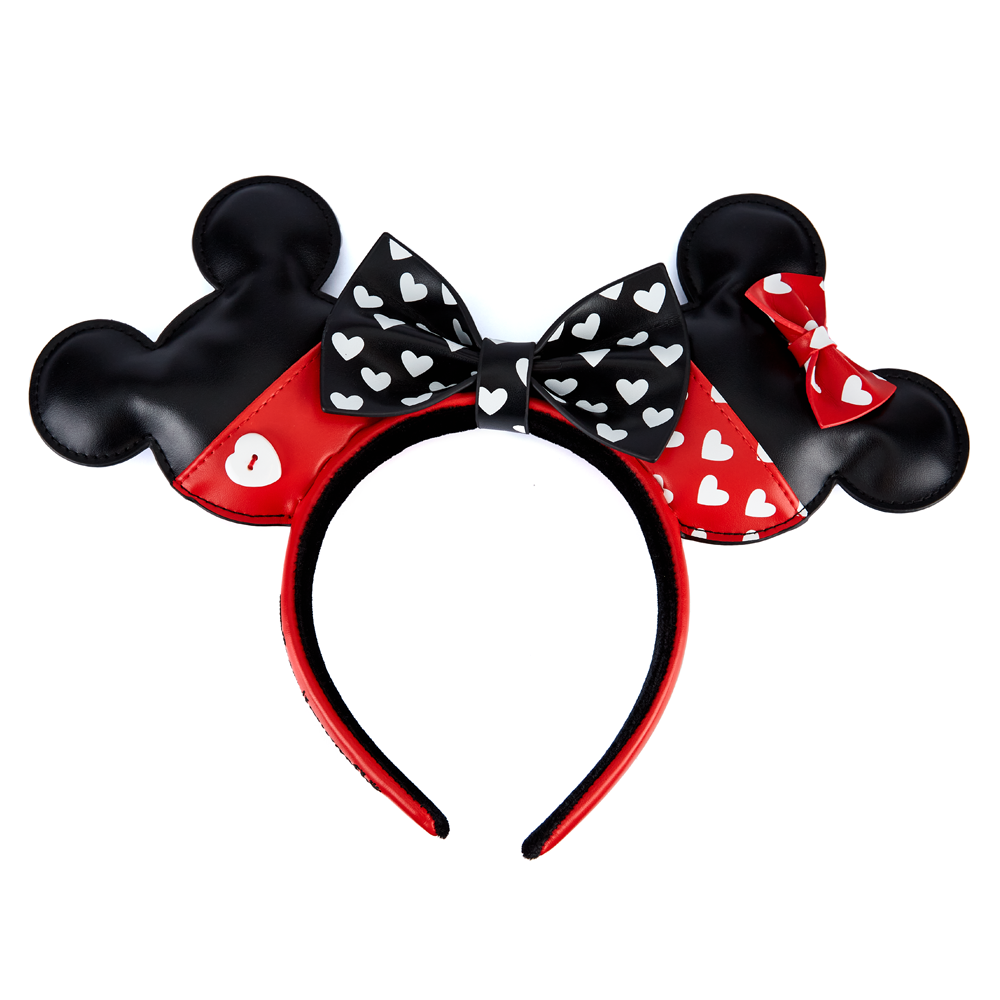 Loungefly: Disney - Mickey And Minnie Valentines Headband (ONLINE ORDER ONLY)