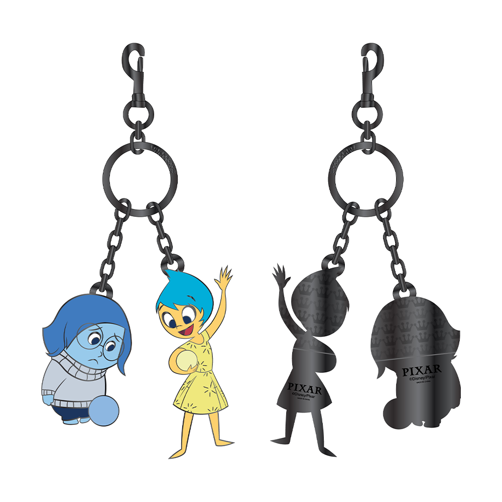 Loungefly: Pixar Inside Out - Joy And Sadness Enamel Keychain (ONLINE ORDER ONLY)