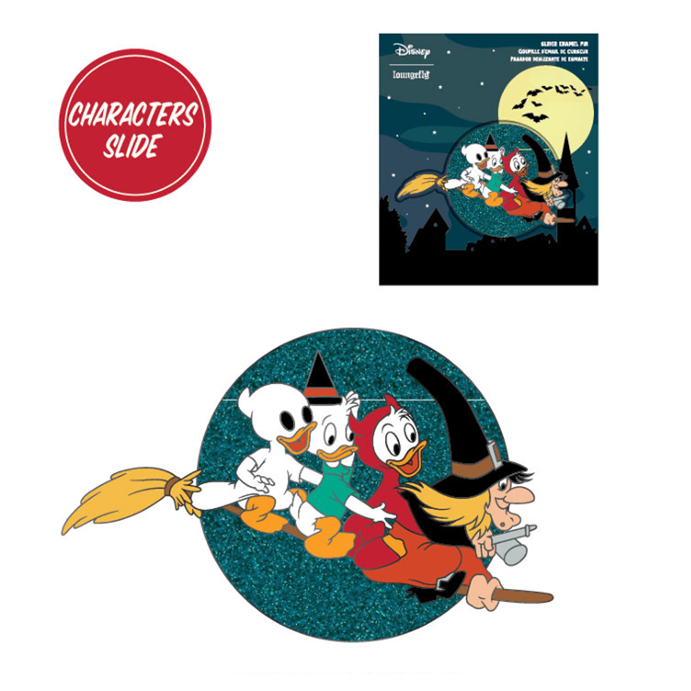 Loungefly: Disney - Huey Dewey And Louie Halloween 3 Inch Collector Box Pin (ONLINE ORDER ONLY)