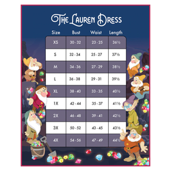 Stitch Shoppe by Loungefly: Disney Snow White - Mining Dwarfs "Lauren" Dress (ONLINE ORDER ONLY)