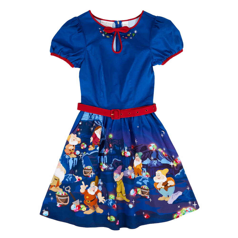 Stitch Shoppe by Loungefly: Disney Snow White - Mining Dwarfs "Lauren" Dress (ONLINE ORDER ONLY)