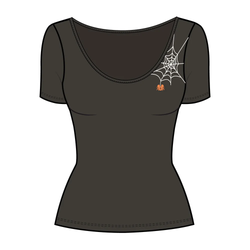 Stitch Shoppe by Loungefly: Disney Mickey Spider Web Kelly Top (ONLINE ORDER ONLY)
