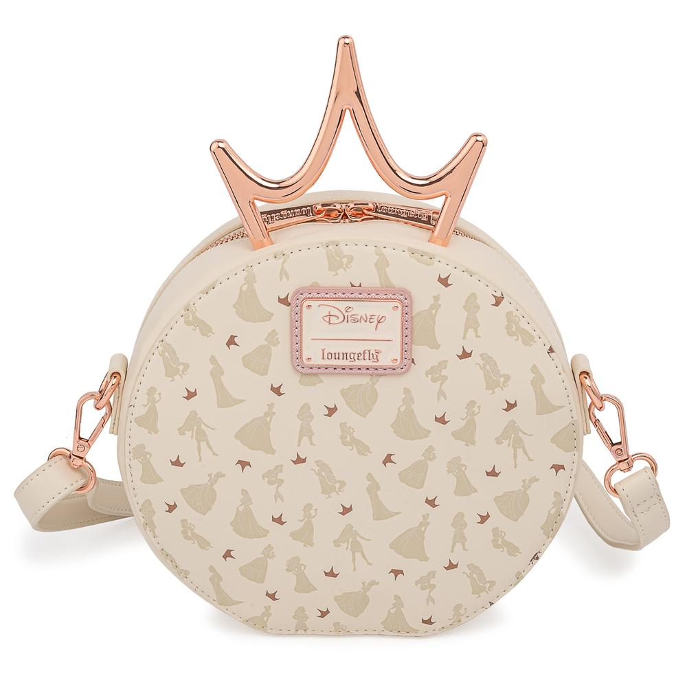 Loungefly: Disney Ultimate Princess Metal Crown Crossbody Bag (ONLINE ORDER ONLY)