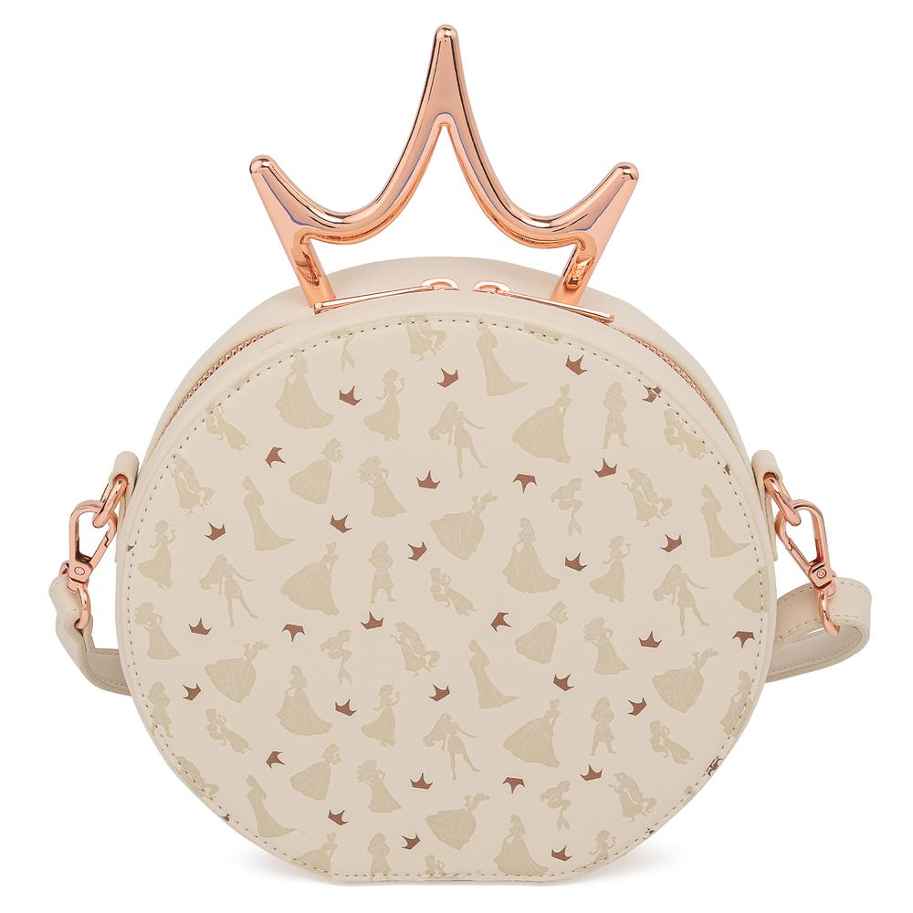 Loungefly: Disney Ultimate Princess Metal Crown Crossbody Bag (ONLINE ORDER ONLY)