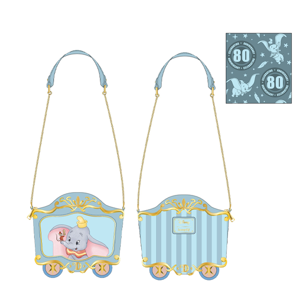 Loungefly: Disney Dumbo 80th Anniversary Train Car Crossbody Bag (ONLINE ORDER ONLY)