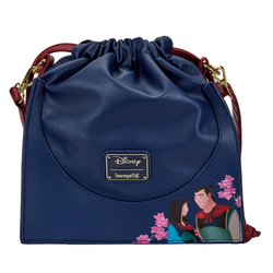 Loungefly: Disney Mulan Castle Cinch Sack Cross Body Bag (ONLINE ORDER ONLY)