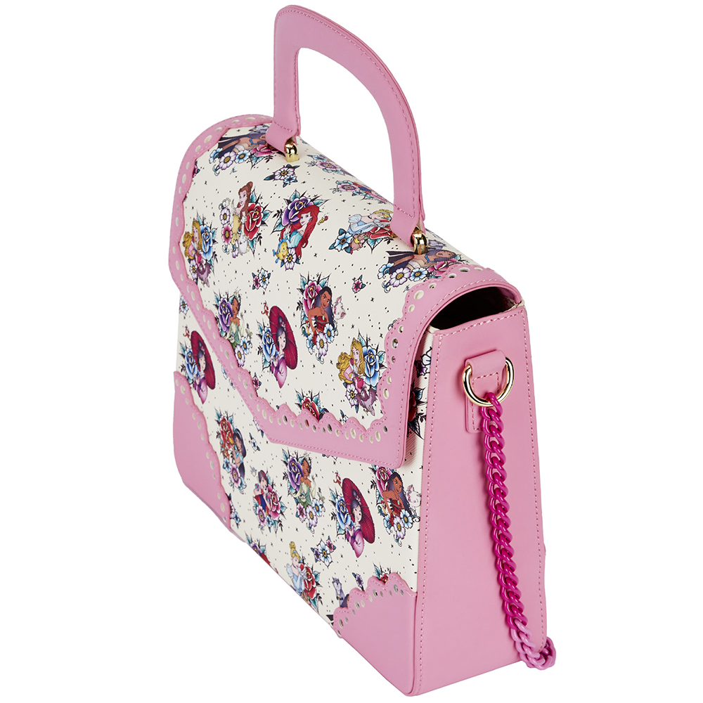 Loungefly: Disney Princess Tattoo Aop Cross Body Bag (ONLINE ORDER ONLY)