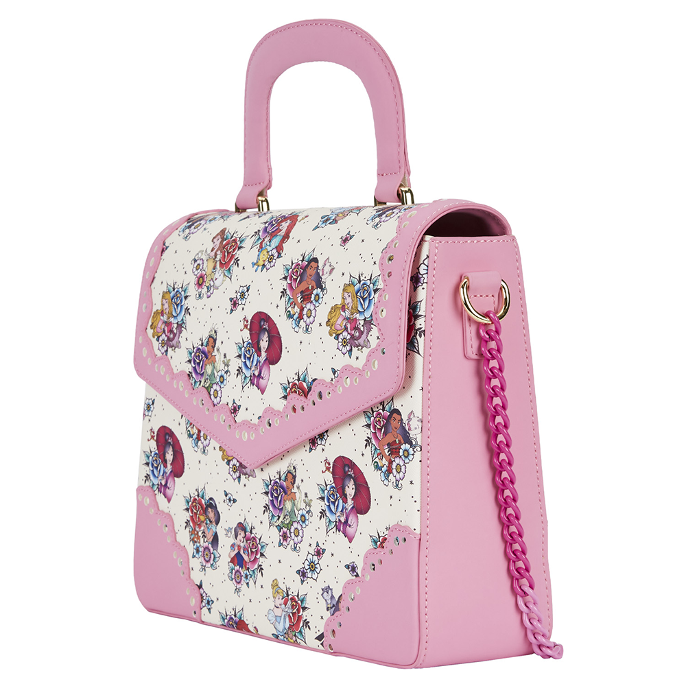 Loungefly: Disney Princess Tattoo Aop Cross Body Bag (ONLINE ORDER ONLY)