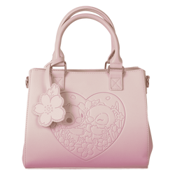Loungefly Stitch & Angel Cherry Blossom Heart Crossbody Bag (Online Order Only)