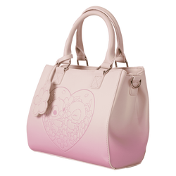 Loungefly Stitch & Angel Cherry Blossom Heart Crossbody Bag (Online Order Only)