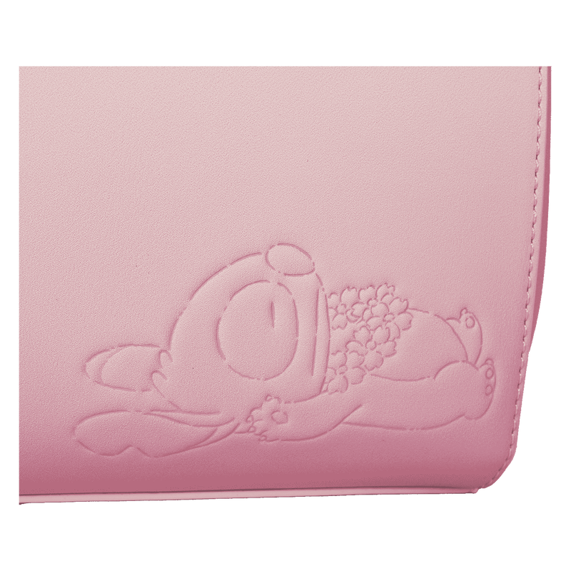 Loungefly Stitch & Angel Cherry Blossom Heart Crossbody Bag (Online Order Only)