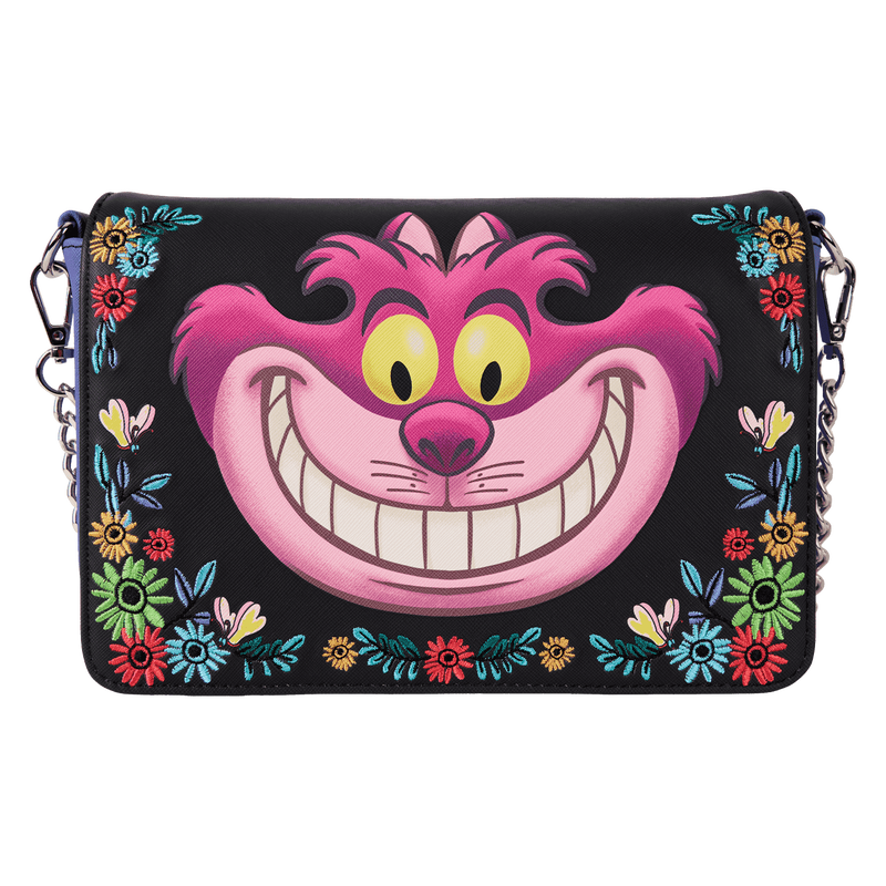 Loungefly Disney Alice in Wonderland Cheshire Cat Tulgey Wood Crossbody Bag (Online Order Only)