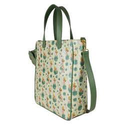 Peter Pan Tinker Bell Disney Clover All-Over Print Tote Crossbody Bag With Coin Bag (Online Order Only)
