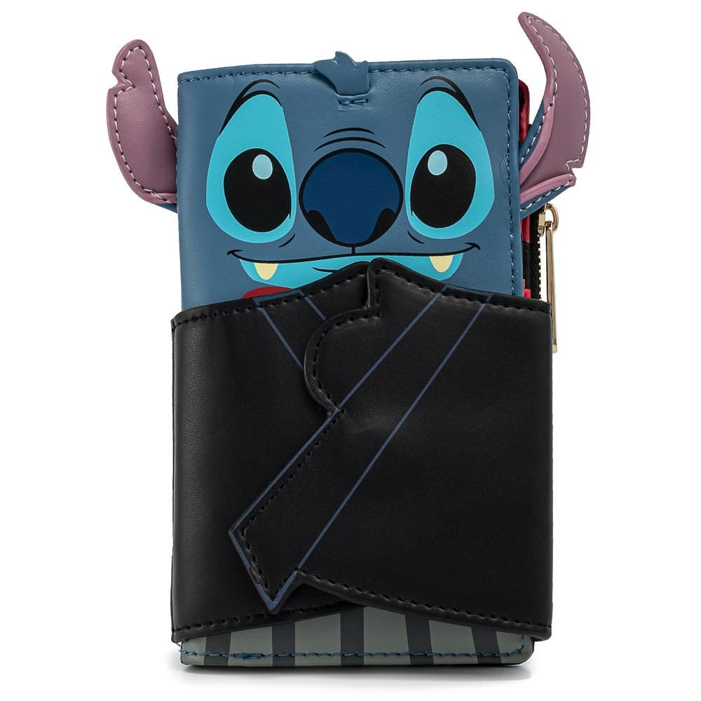 Loungefly: Disney Vampire Stitch Bow Tie Flap Wallet (ONLINE ORDER ONLY)