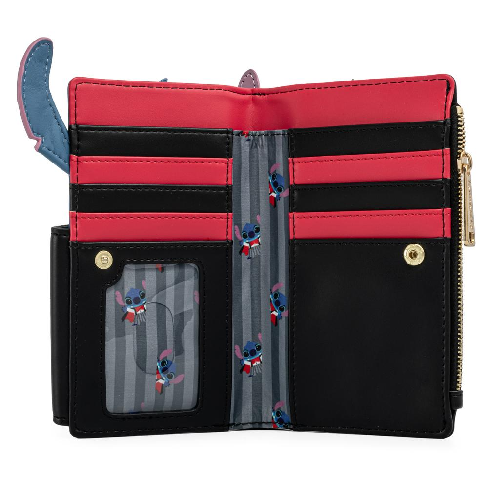 Loungefly: Disney Vampire Stitch Bow Tie Flap Wallet (ONLINE ORDER ONLY)