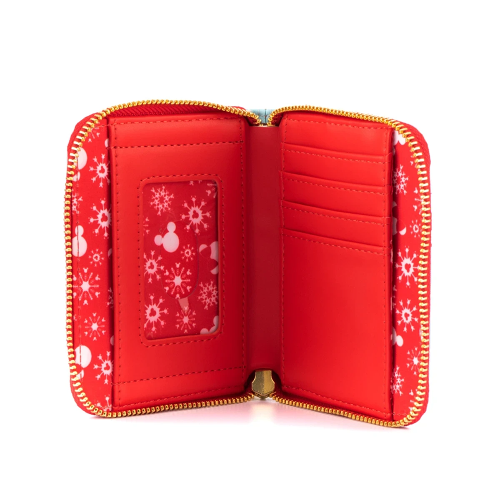 Loungefly: Disney - Snowman Mickey and Minnie Zip Around Wallet (ONLINE ORDER ONLY)