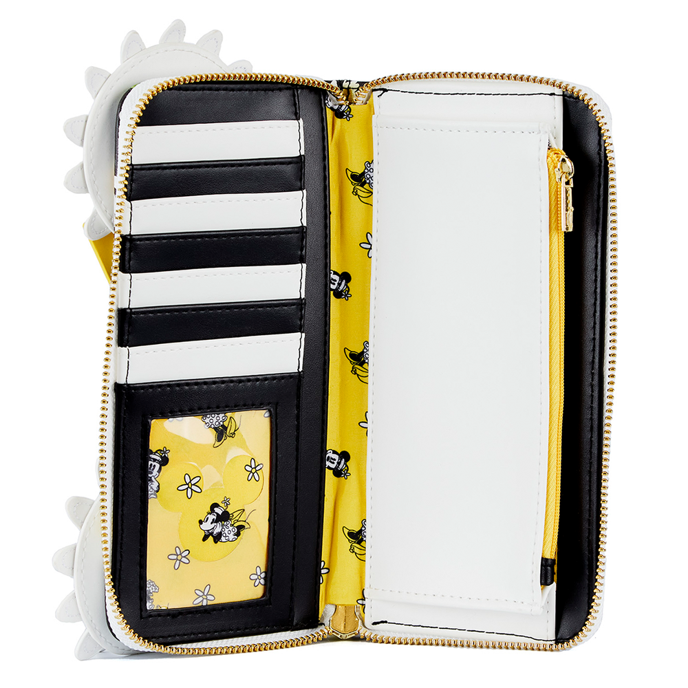Loungefly: Disney - Minnie Mouse Daisies Zip Around Wallet (ONLINE ORDER ONLY)