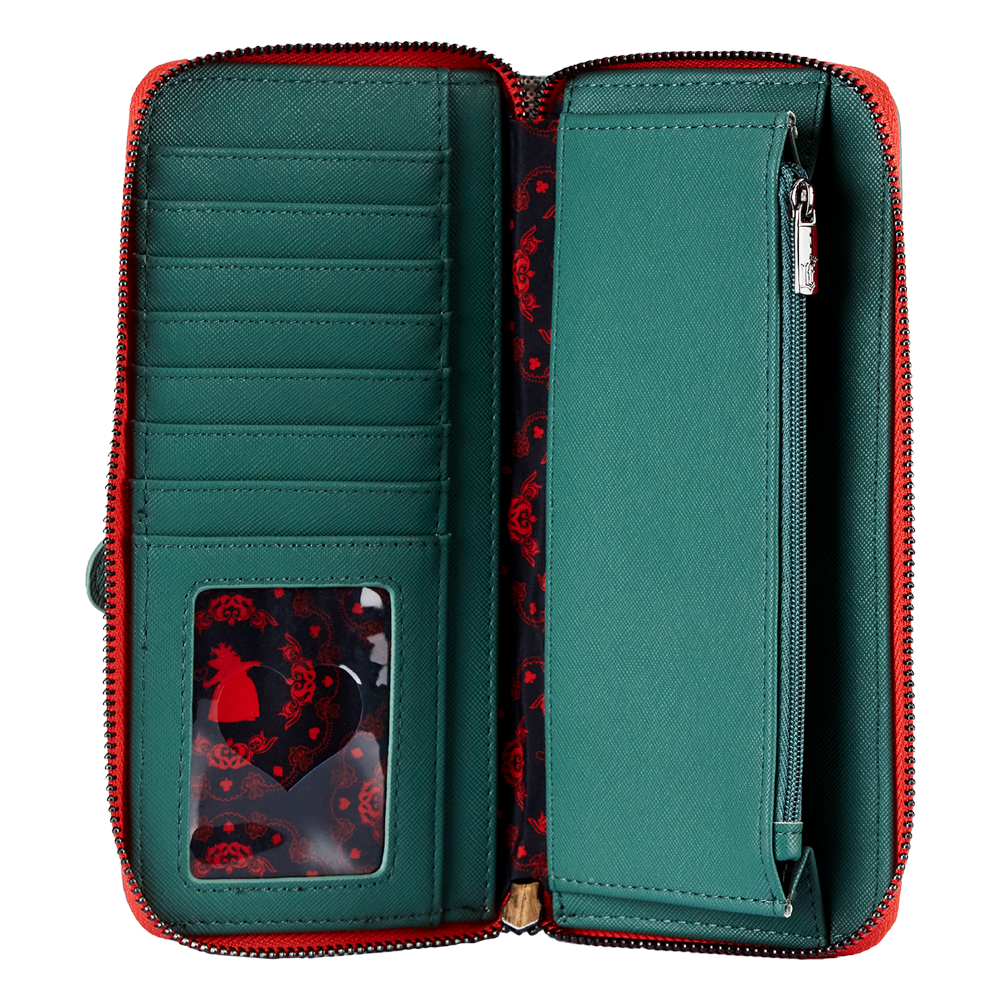 Loungefly: Disney - Villains Scene Series Queen Of Hearts Zip Around Wallet (ONLINE ORDER ONLY)