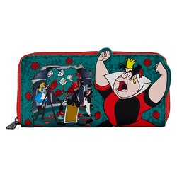 Loungefly: Disney - Villains Scene Series Queen Of Hearts Zip Around Wallet (ONLINE ORDER ONLY)