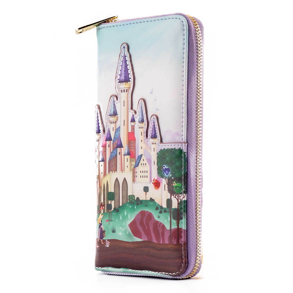 Loungefly: Disney - Princess Castle Series Sleeping Beauty Zip Around Wallet (ONLINE ORDER ONLY)