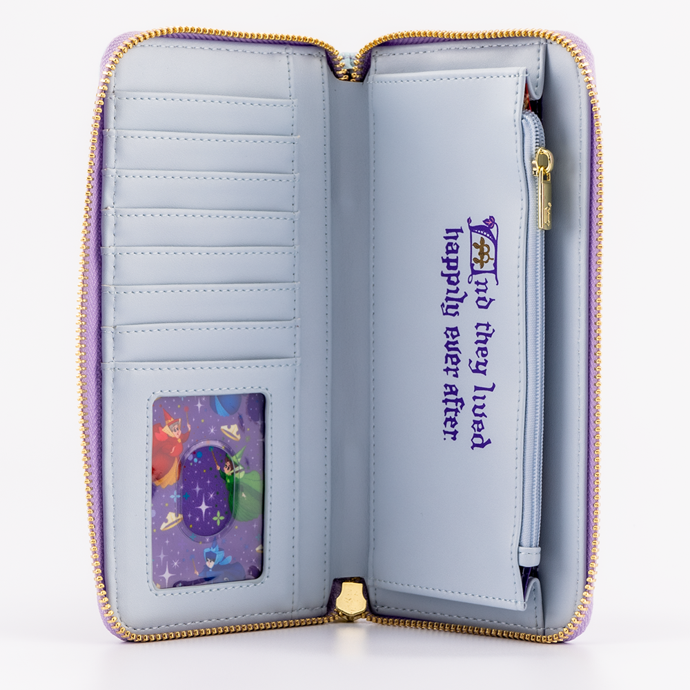 Loungefly: Disney - Princess Castle Series Sleeping Beauty Zip Around Wallet (ONLINE ORDER ONLY)