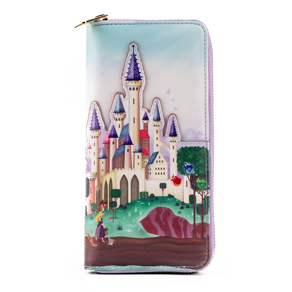 Loungefly: Disney - Princess Castle Series Sleeping Beauty Zip Around Wallet (ONLINE ORDER ONLY)