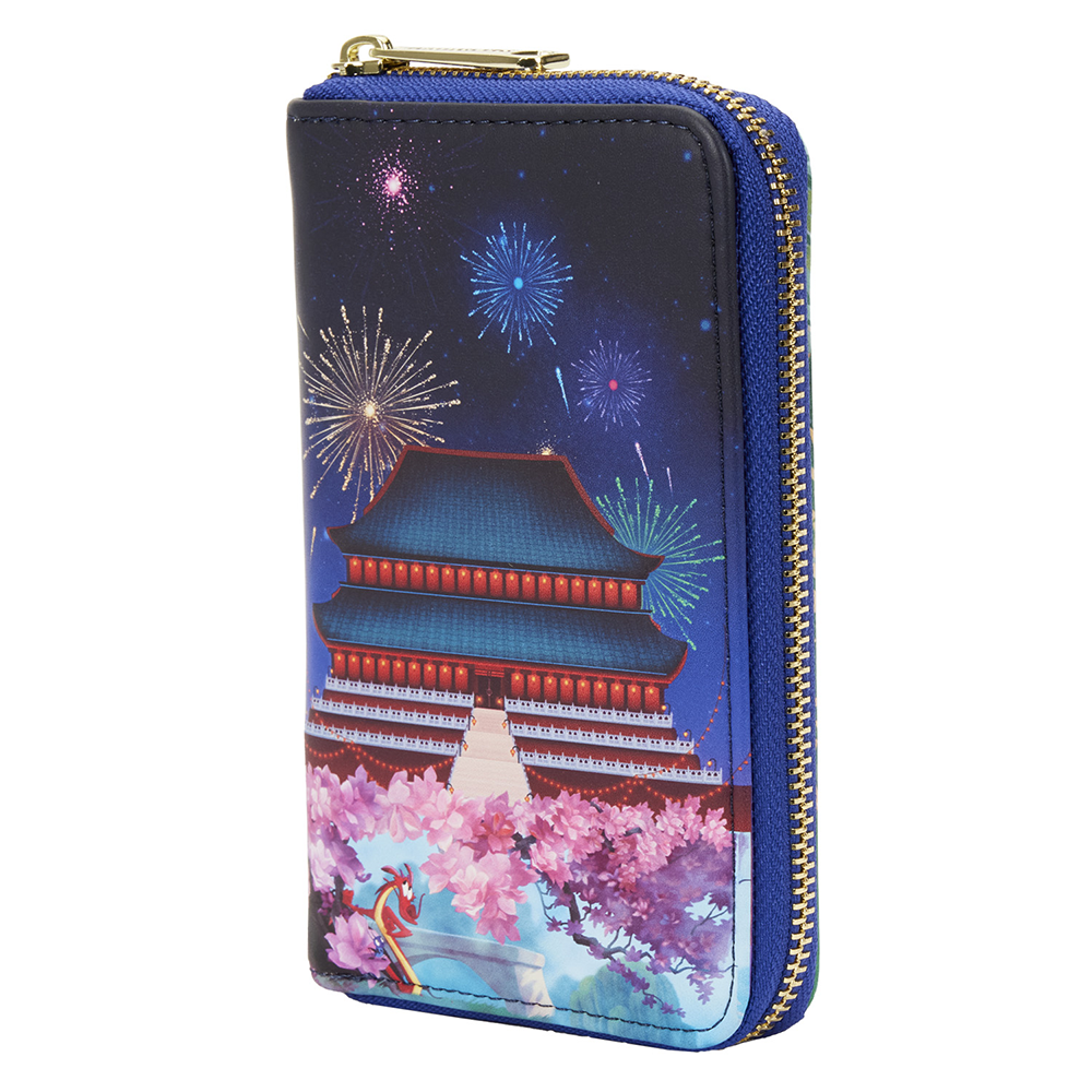 Loungefly: Disney Mulan Castle Zip Around Wallet (ONLINE ORDER ONLY)