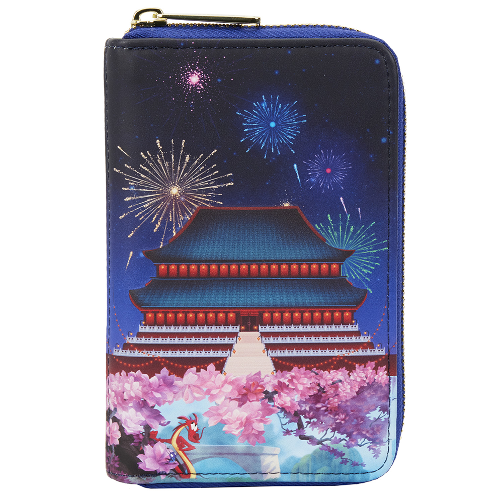 Loungefly: Disney Mulan Castle Zip Around Wallet (ONLINE ORDER ONLY)