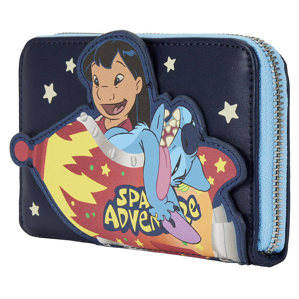 Loungefly: Disney Lilo And Stitch Space Adventure Zip Around Wallet (ONLINE ORDER ONLY)