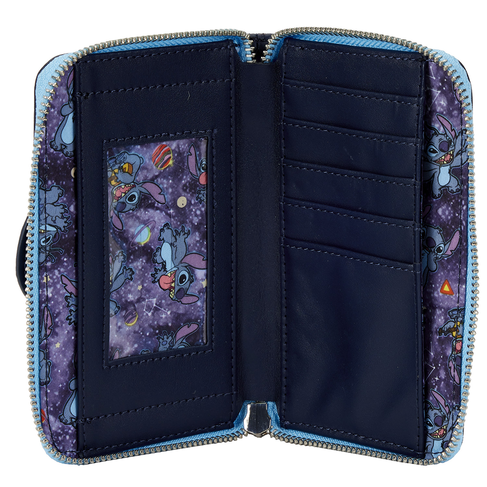 Loungefly: Disney Lilo And Stitch Space Adventure Zip Around Wallet (ONLINE ORDER ONLY)