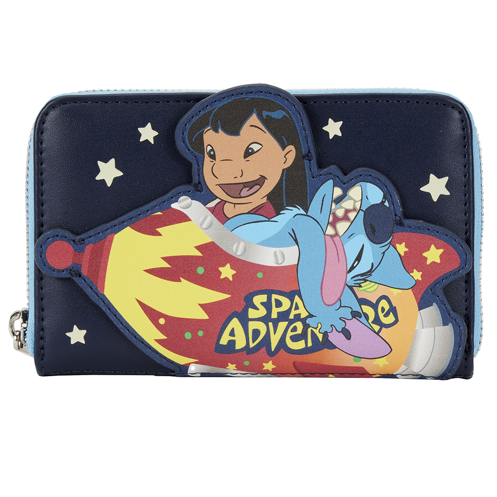 Loungefly: Disney Lilo And Stitch Space Adventure Zip Around Wallet (ONLINE ORDER ONLY)