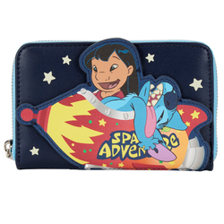 Loungefly: Disney Lilo And Stitch Space Adventure Zip Around Wallet (ONLINE ORDER ONLY)