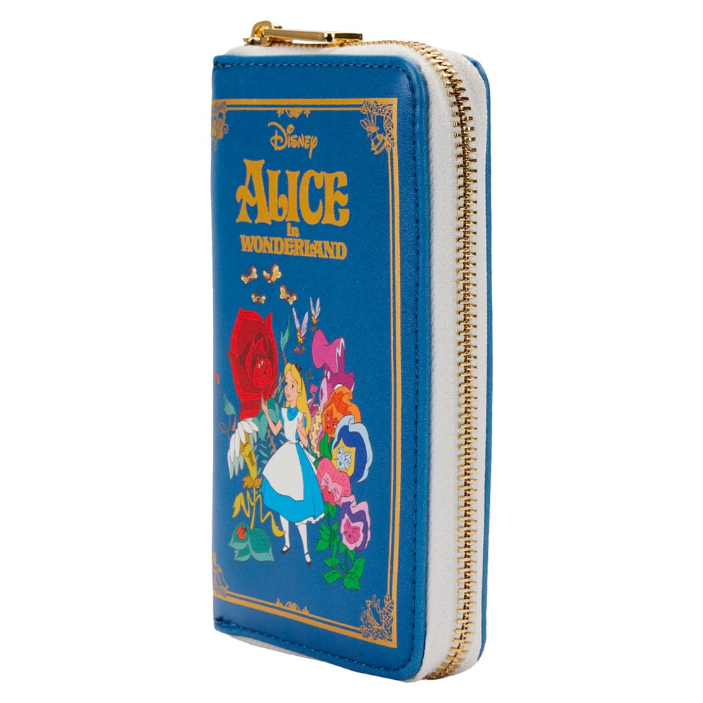 Loungefly: Disney - Alice in Wonderland Classic Book Zip Around Wallet (ONLINE ORDER ONLY)