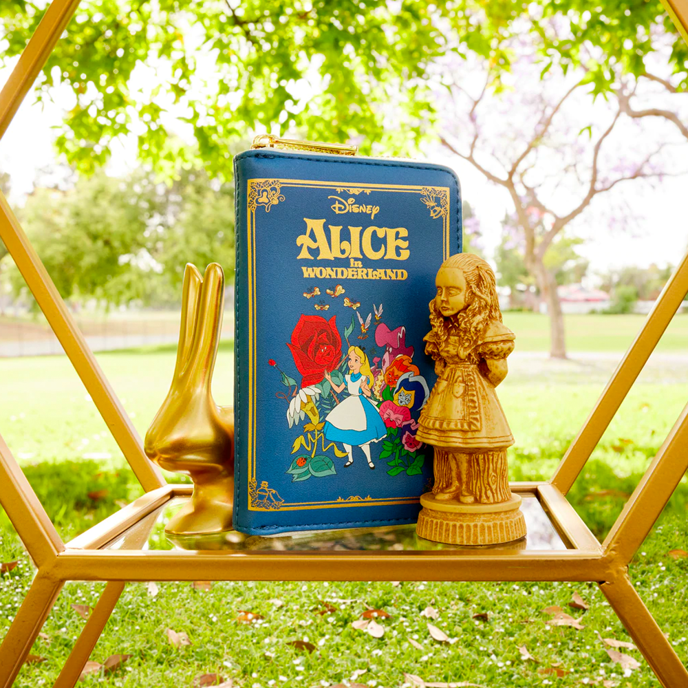 Loungefly: Disney - Alice in Wonderland Classic Book Zip Around Wallet (ONLINE ORDER ONLY)