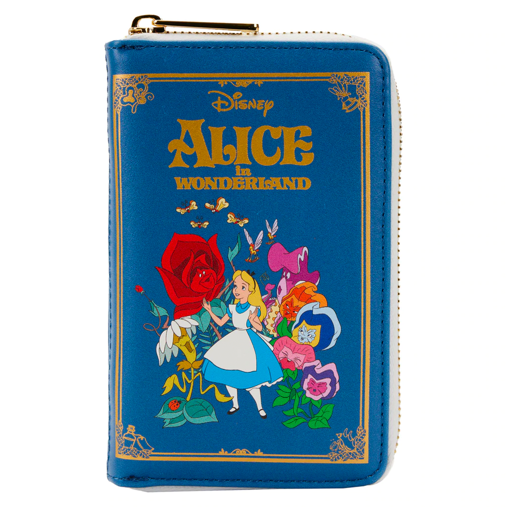 Loungefly: Disney - Alice in Wonderland Classic Book Zip Around Wallet (ONLINE ORDER ONLY)