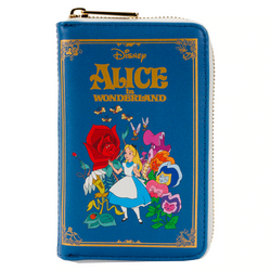 Loungefly: Disney - Alice in Wonderland Classic Book Zip Around Wallet (ONLINE ORDER ONLY)