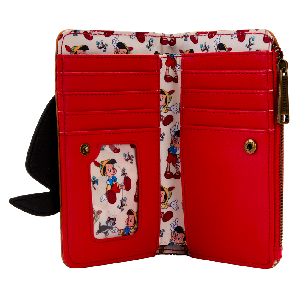 Loungefly: Disney Pinocchio Peeking Flap Wallet (ONLINE ORDER ONLY)