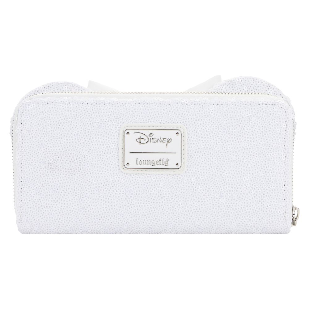 Loungefly: Disney - Minnie Sequin Wedding Zip Around Wallet (ONLINE ORDER ONLY)
