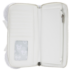 Loungefly: Disney - Minnie Sequin Wedding Zip Around Wallet (ONLINE ORDER ONLY)