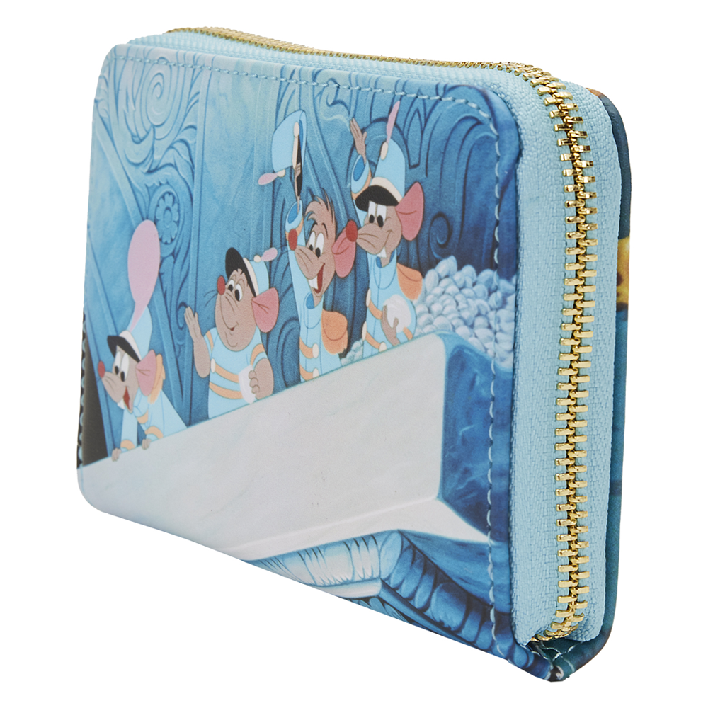 Loungefly: Disney - Cinderella Princess Scene Zip Around Wallet (ONLINE ORDER ONLY)