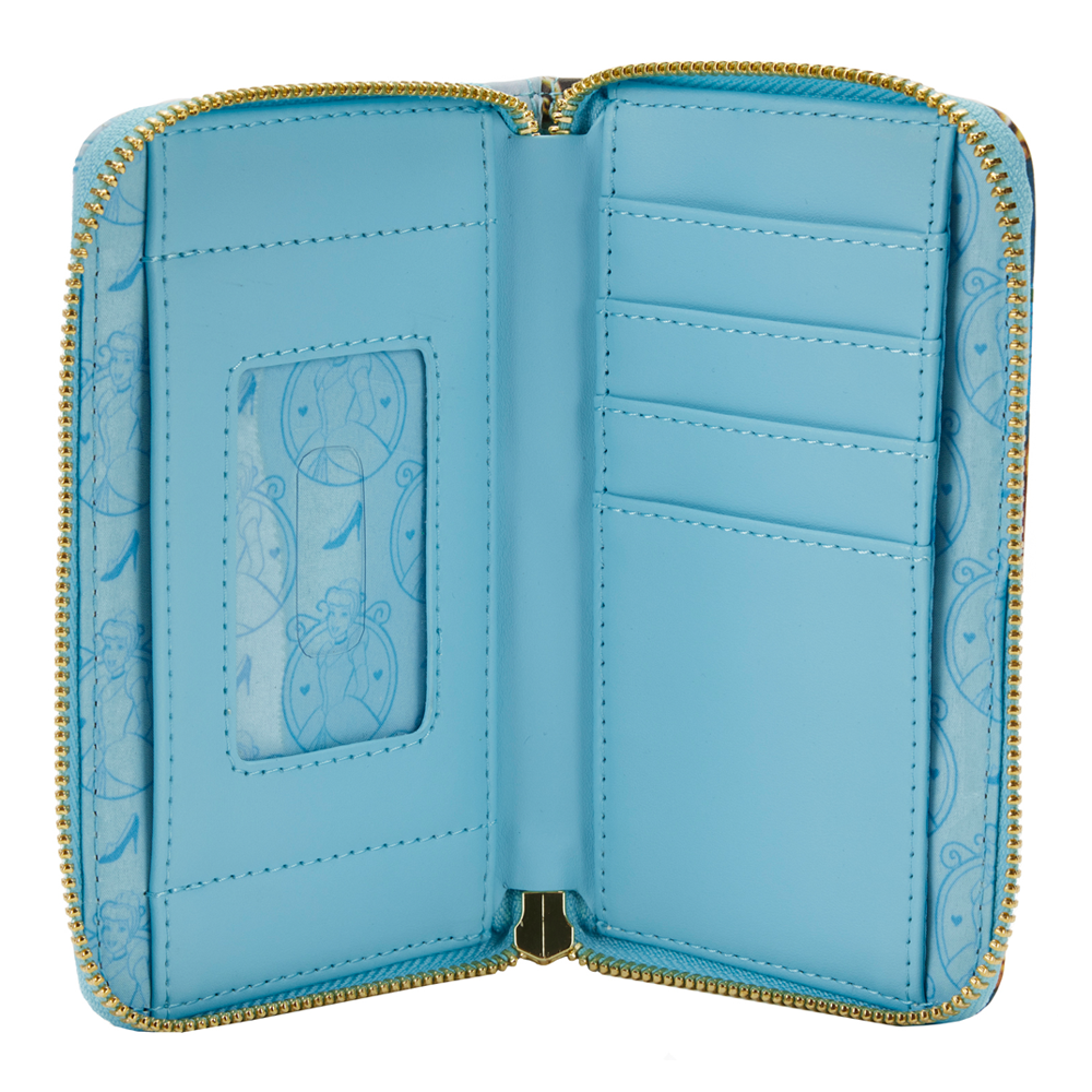 Loungefly: Disney - Cinderella Princess Scene Zip Around Wallet (ONLINE ORDER ONLY)