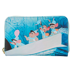 Loungefly: Disney - Cinderella Princess Scene Zip Around Wallet (ONLINE ORDER ONLY)