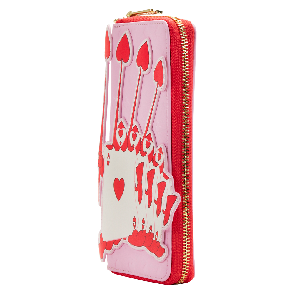 Loungefly: Disney Alice in Wonderland - Aces Of Hearts Zip Around Wallet (ONLINE ORDER ONLY)