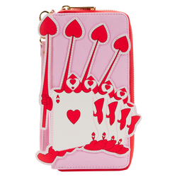 Loungefly: Disney Alice in Wonderland - Aces Of Hearts Zip Around Wallet (ONLINE ORDER ONLY)