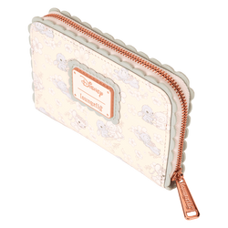 Loungefly Stitch & Angel Cherry Blossom All-Over Print Zip Around Wallet (Online Order Only)
