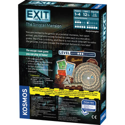 EXIT: The Sinister Mansion (ONLINE ORDER ONLY)