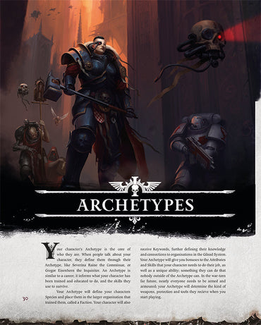 Warhammer 40K: Wrath & Glory RPG - Core Rulebook (ONLINE ORDER ONLY)