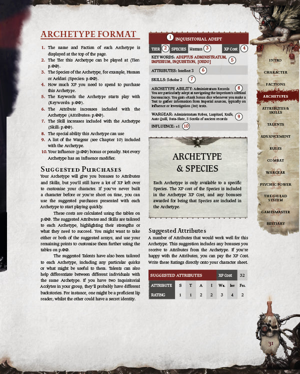 Warhammer 40K: Wrath & Glory RPG - Core Rulebook (ONLINE ORDER ONLY)