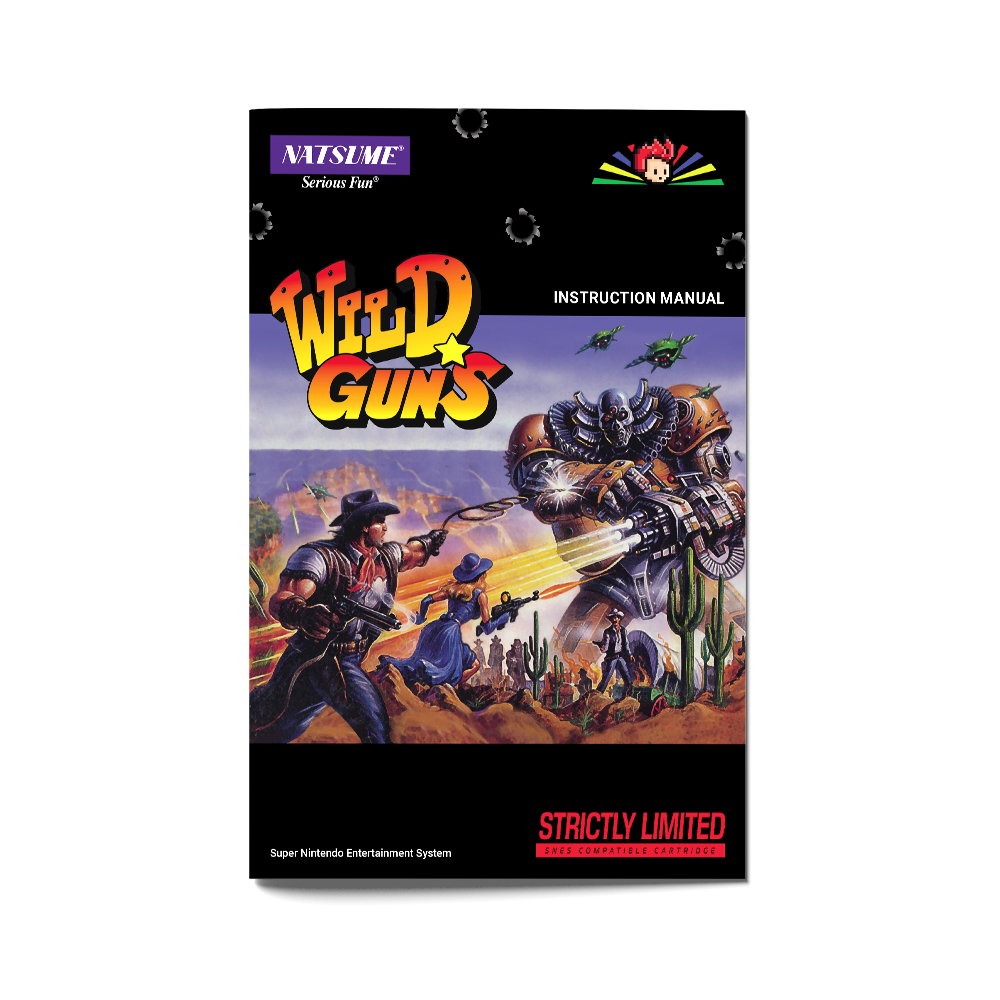 Wild Guns (Strictly Limited) (Super Nintendo) (Online Order Only)
