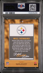 Graded 2025 Donruss Rated Rookies Retro Will Howard #15 Rookie RC Football Card PSA 10 Gem Mint (ONLINE ORDER ONLY)